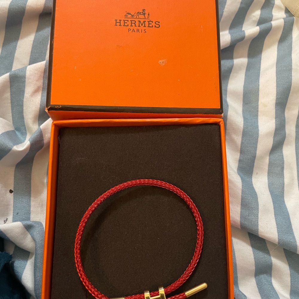 Red Braided Bracelet